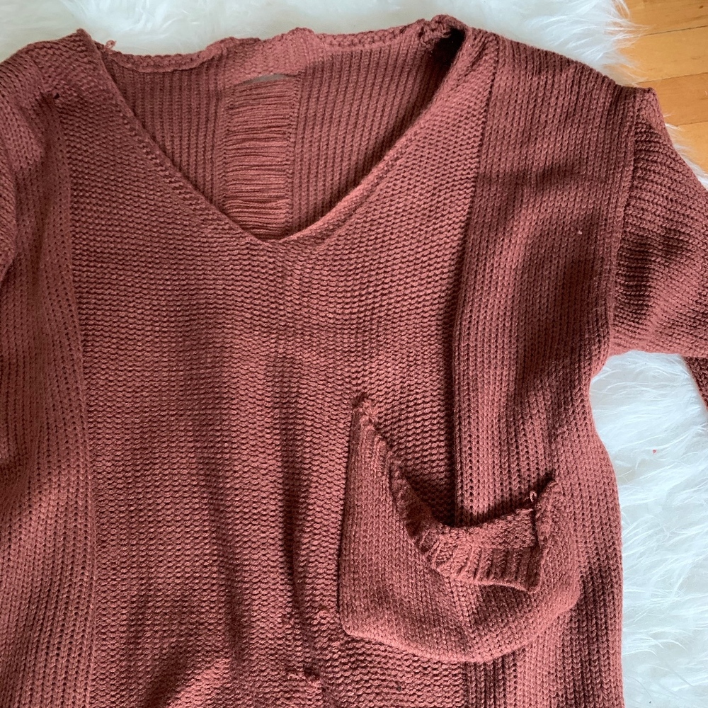 Distressed Sweater